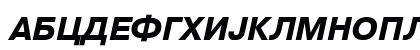 Helvetica-Cirilica Bold Italic