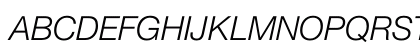 Helvetica Neue Light Italic Helvetica Neue Light Italic