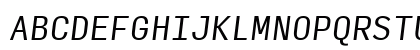 Input Mono Narrow Italic