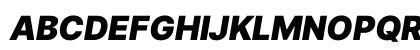 Inter Black Italic