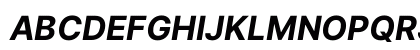 Inter Bold Italic