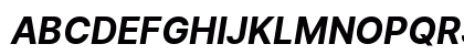 Inter Bold Italic