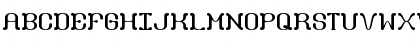 Draggle over kerned BRK Regular Font Draggle over kerned BRK Regular Font