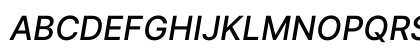 Inter UI Medium Italic Inter UI Medium Italic