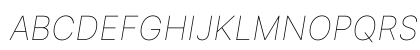 Inter UI Thin Italic