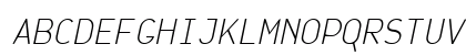 JetJaneMonoThin Italic