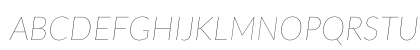 LatoLatin Hairline Italic