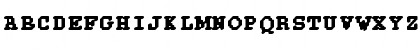 DTCRoughM29 Regular Font