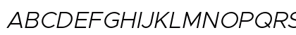 Metropolis Light Italic Metropolis Light Italic