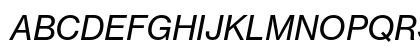 Neue Haas Grotesk T W0556 Italic