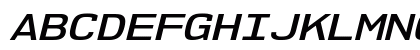 NK57 Monospace Expanded SemiBold Italic