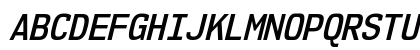 NK57 Monospace Semi-Condensed SemiBold Italic