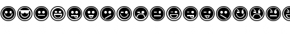 Emoticons Outline Regular Font Emoticons Outline Regular Font