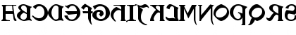 Enchantment backwards Regular Font Enchantment backwards Regular Font