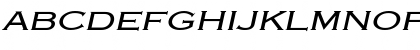 Engraver-Extended Italic Font Engraver-Extended Italic Font
