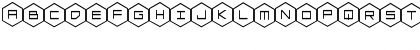 HEX:gon Staggered Regular Font HEX:gon Staggered Regular Font