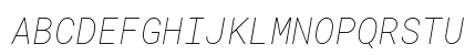 Roboto Mono Thin Italic