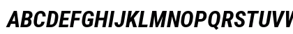 Roboto Condensed Bold Italic