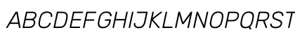 Rubik Light Italic
