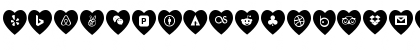 love social media Regular Font love social media Regular Font