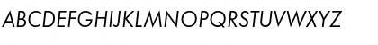FuturaT Oblique Font FuturaT Oblique Font