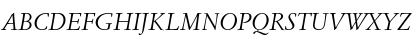 GaramondNo9TReg Italic Font
