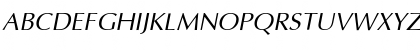 GE Optical Italic Font