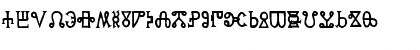 Glagolitic AOE Regular Font Glagolitic AOE Regular Font