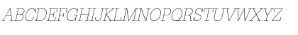 Glypha35-Thin ThinItalic Font Glypha35-Thin ThinItalic Font