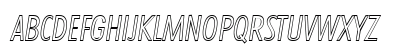 PeterBeckerCondOutline-Light Italic