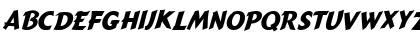 GremlinCaps Bold Italic Font