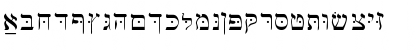 Hebrew Basic Regular Font