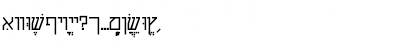 HebrModern Becker Normal Font
