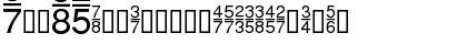 HeFractions Regular Font