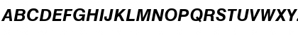 HelveticaGreek Upright Bold Italic Font