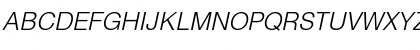 Helvetica-Light Oblique Font