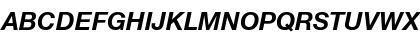 Helvetica CE 55 Roman Bold Italic Font