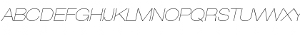 Helvetica Neue LT Com 23 Ultra Light Extended Oblique Font