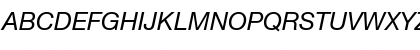 Helvetica56 RomanItalic Font