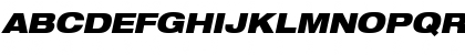Helvetica93-ExtendedBlack BlackItalic Font
