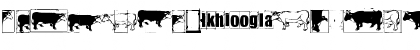 IKHIOOGLAcow Regular Font