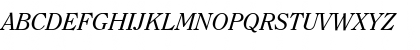 Clearface LT Regular Italic Font