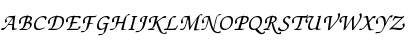 ITC Zapf Chancery SWA Medium Italic Font