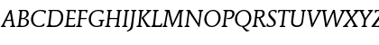 ITCMendozaRoman-Book BookItalic Font