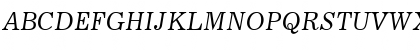Journal Italic Cyrillic Font