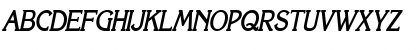 Keira Condensed Bold Italic Font