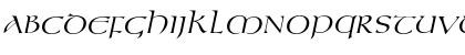 Kelt Wide Italic Font