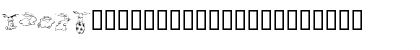 KR Five Bunnies Regular Font KR Five Bunnies Regular Font