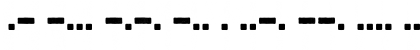 Bootcamp Morsecode Regular Font Bootcamp Morsecode Regular Font