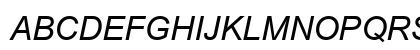 Arial HU Italic